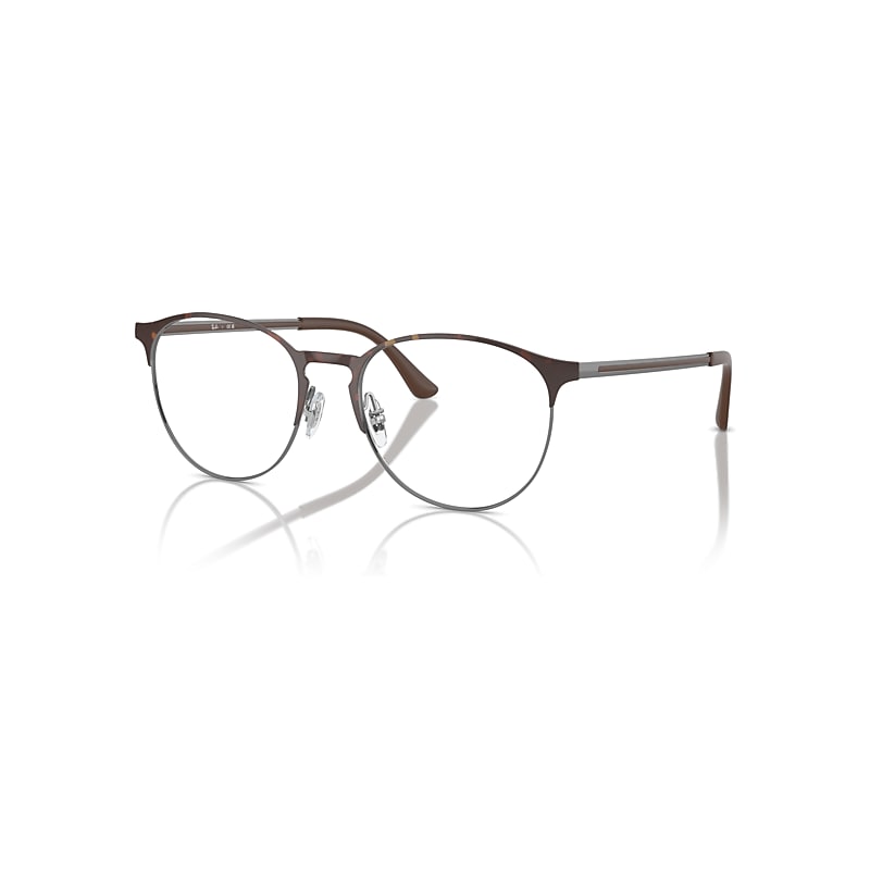 Ray-Ban Eyeglasses   Optics - Gunmetal Frame Clear Lenses Polarized 53-18, RB6375