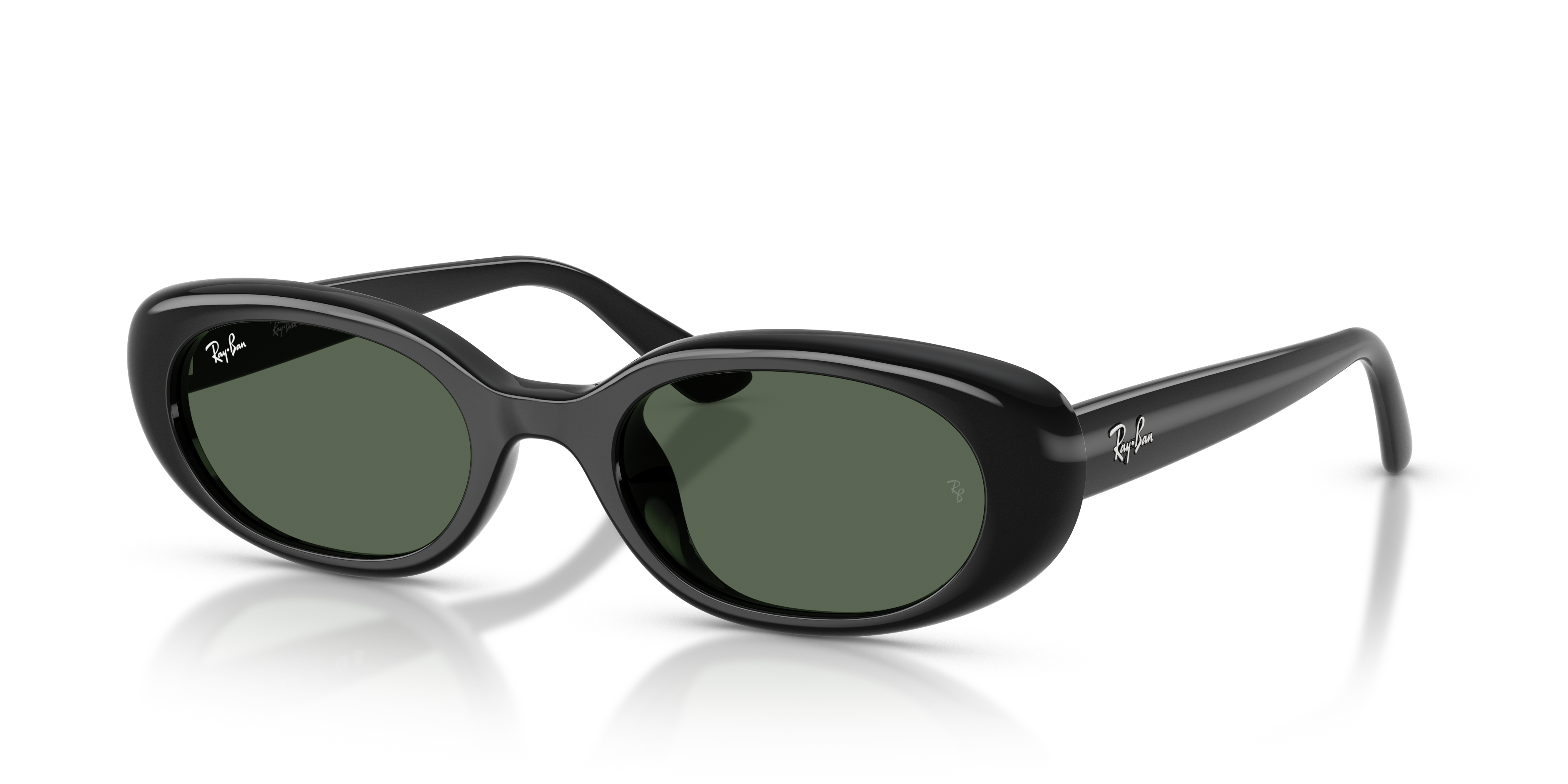 RB4441D BIO-BASED Sunglasses in Black and Dark Green - RB4441D
