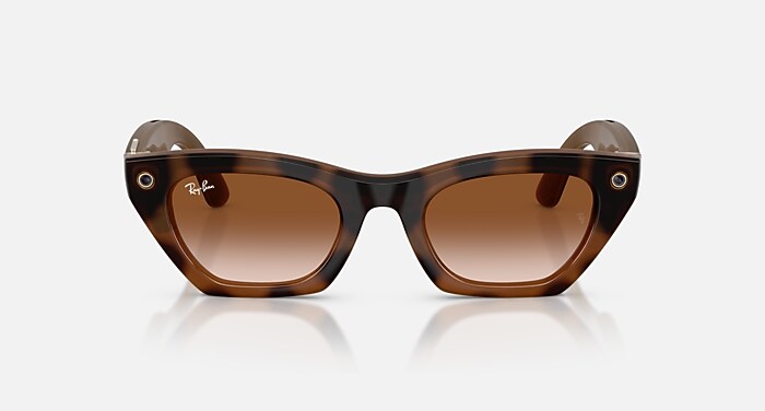 RAY-BAN META (GEN 3) ZENA AI Glasses in Havana and Gradient Brown (49-22) -  RW4015 | Ray-Ban® IE