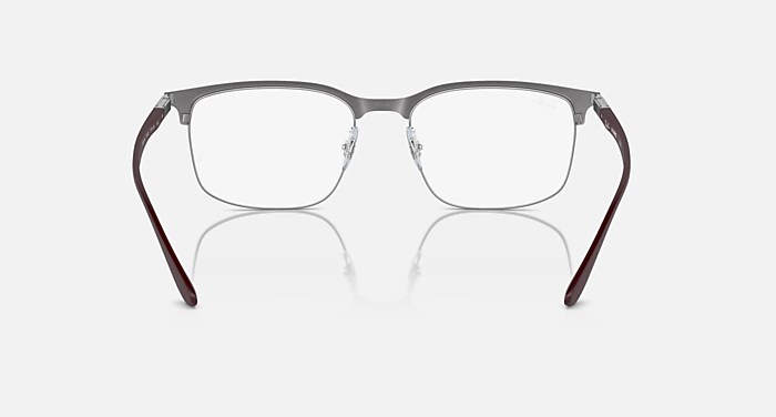 RB6518 OPTICS Eyeglasses with Brown On Gunmetal Frame - RB6518