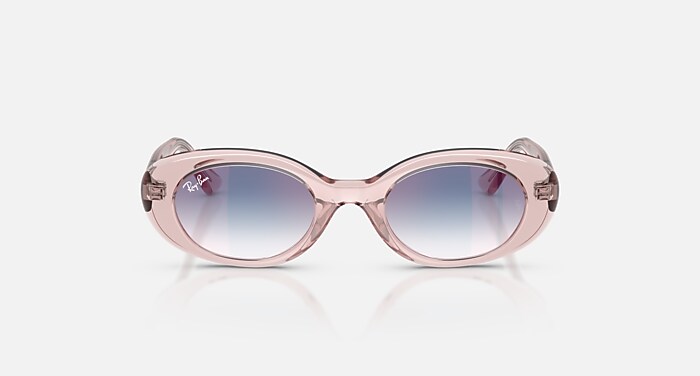 RB9141S KIDS Óculos de Sol em Rosa transparente e Vermelho