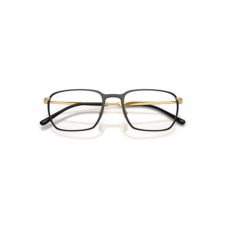 Ray-Ban Rb6549 Optics Optical Arista Gold Frame Clear Lenses Polarized 51-20