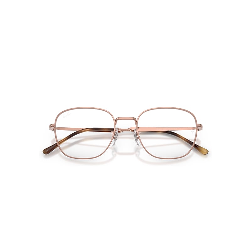 Ray-Ban Rb6534 Optics Optical Copper Frame Transparent Lenses Polarized 51-19