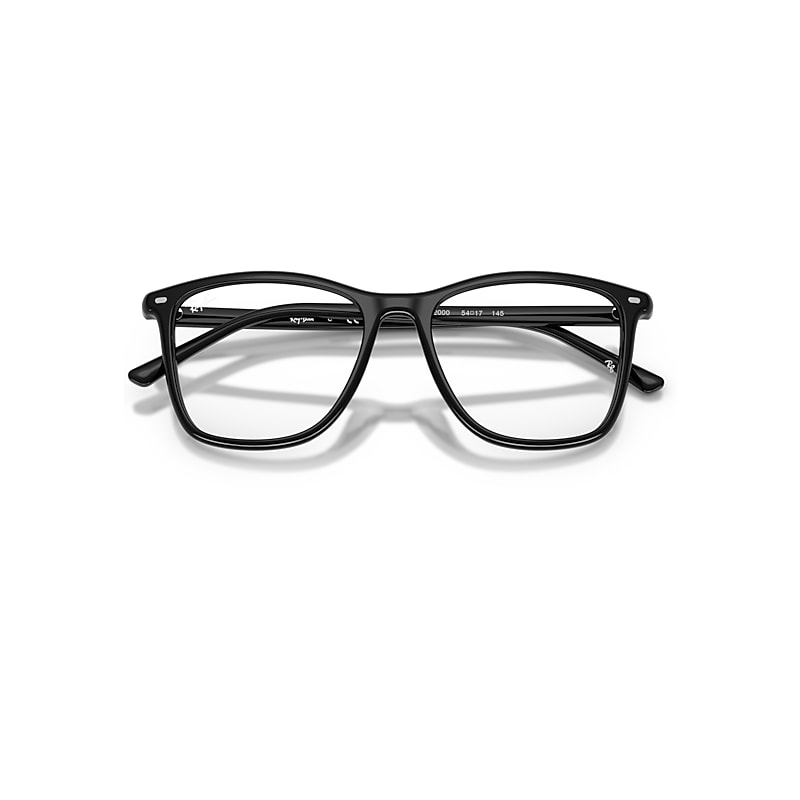 Ray-Ban Rb5455 Optics Optical Black Frame Transparent Lenses Polarized 52-17