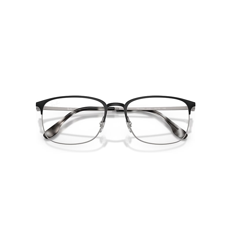 Ray-Ban Rb6494 Optics Optical Matte Gunmetal Frame Clear Lenses Polarized 54-18