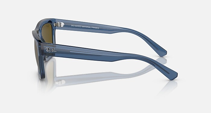 WARREN BIO-BASED Sunglasses in Transparent Dark Blue and Dark