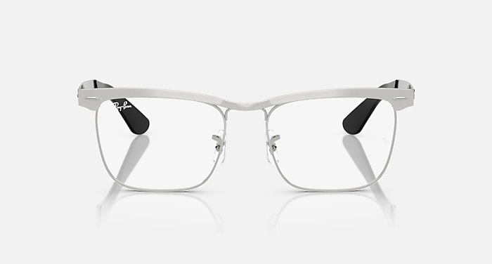 WAYFARER DELUXE OPTICS メガネ サンドブラステッドシルバー と クリア