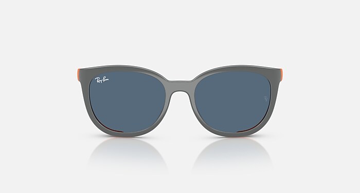 小物 RayBan Ray-Ban RB1631 CLIP-ON KIDS BIO-BASED na Cinza-escuro com laranja