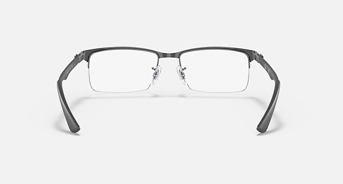 RB8411 Eyeglasses with Gunmetal and Clear (56-17) - RB8411 | Ray
