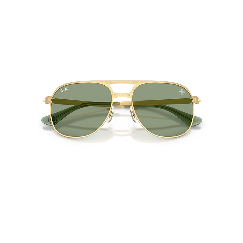 Ray-Ban Ray-Ban Marvel© - Doctor Doom Bill Max Sunglasses Gpvelu Frame Green Lenses 59-17