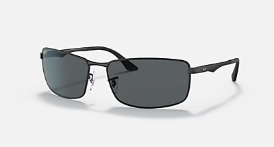 Ray-Ban レイバン サングラス RB3498 RB3498 Polarized Sunglasses in Black and Grey Polarized (61-17