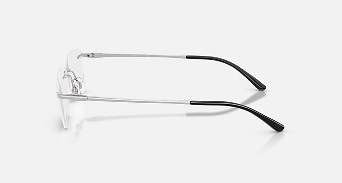 RB8781D TITANIUM OPTICS メガネ シルバー と クリア (56-17