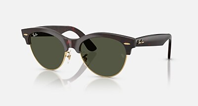 CLUBMASTER WAY Sunglasses in Black On Gold and Green - RB2341