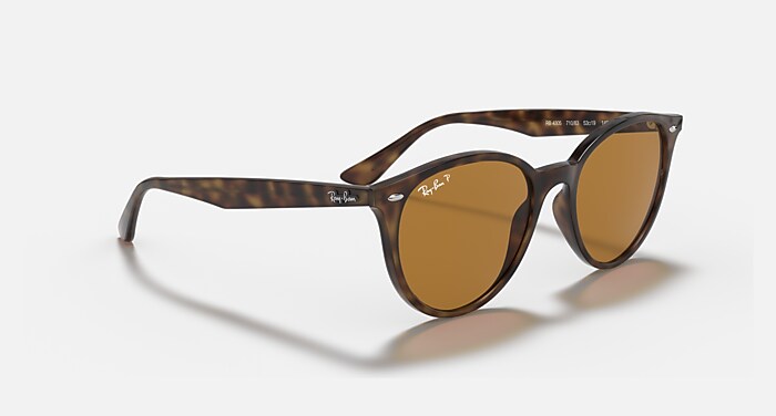 RB4305 Polarized Sunglasses in Light Havana and Brown Polarized