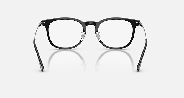 RB5453D OPTICS メガネ ブラック と クリア (52-20) - RB5453D
