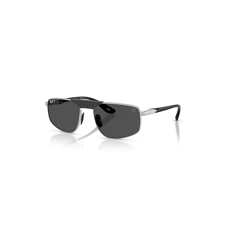 Ray-Ban Sunglasses   Scuderia Ferrari Collection Polarized+ Lenses - Black Frame Grey Lenses Polarized 58-18, RB3776M