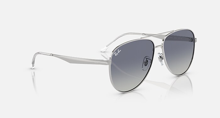 #レイバン　0RB3712D RB3712D Sunglasses in Silver and Grey Dark Blue - RB3712D | Ray