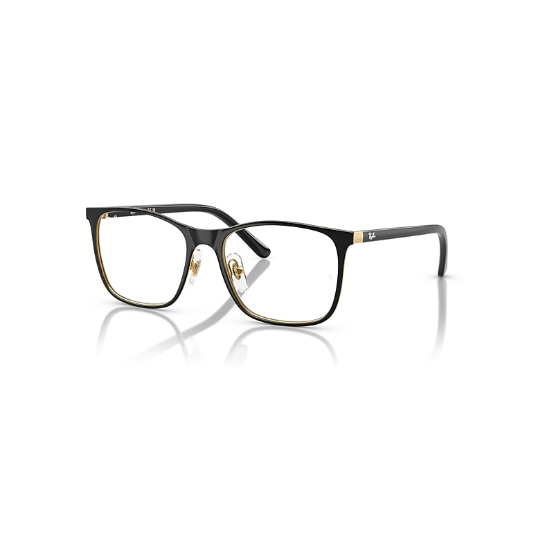 Ray - Ban Black Ry9551v 4086 Kid Optical Frames Child Metal Transparent Squared Normal - Image 2