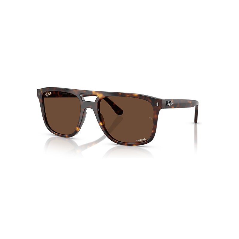 Ray-Ban Sunglasses Rb2213 Polarized+ Lenses - Havana Frame Brown Lenses Polarized 55-20, RB2213CH - Image 1