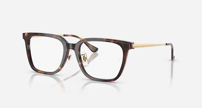 RB5442D OPTICS Eyeglasses with Havana and Clear (52-18) - RB5442D
