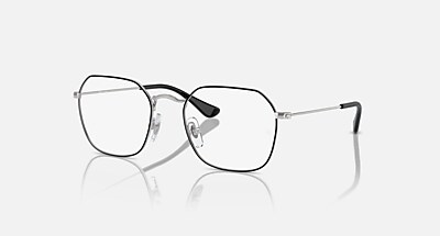 RB9594V OPTICS KIDS Eyeglasses with Black On Gold and Clear (47-19