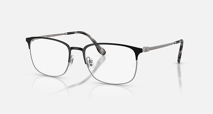 RB6494 OPTICS Eyeglasses with Matte Black On Matte Gunmetal Frame