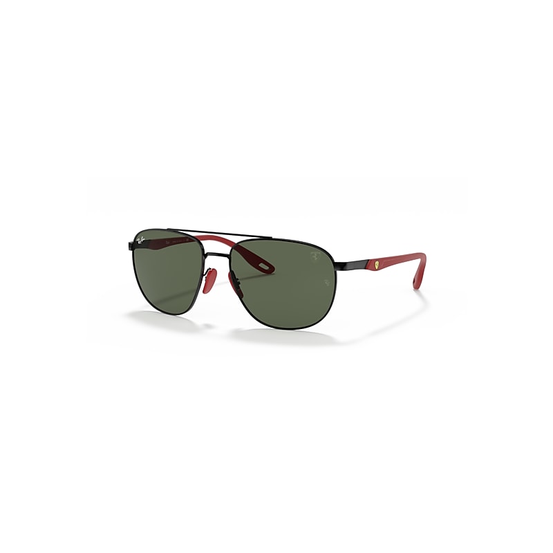 Ray-Ban Man Sunglass RB3659M Scuderia Ferrari Collection - Frame color: Black, Lens color: Green Classic - Image 5