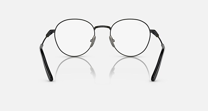 DAVID TITANIUM OPTICS メガネ ブラック と クリア (51-20) - RB8782