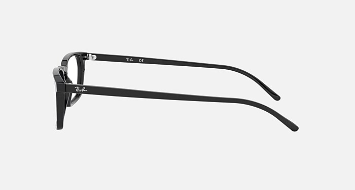 RB5372F Eyeglasses with Black and Clear (54-18) - RB5372F | Ray