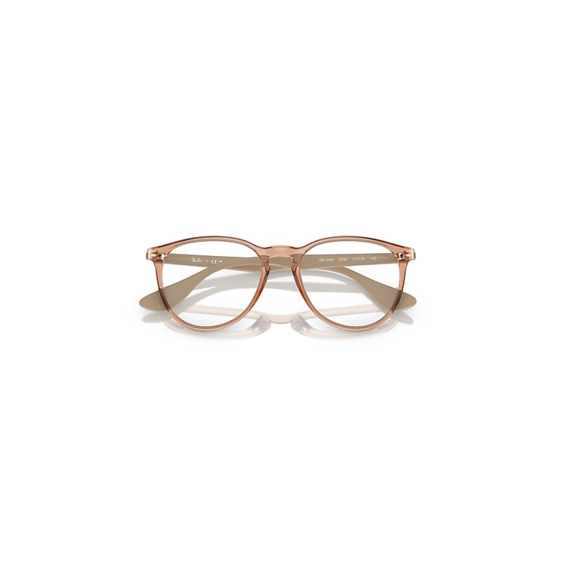 Ray-Ban Erika Optics Optical Beige Frame Clear Lenses Polarized 51-18