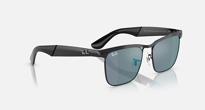 WAYFARER DELUXE サングラス ブラック と ブルー (53-18) - RB3875