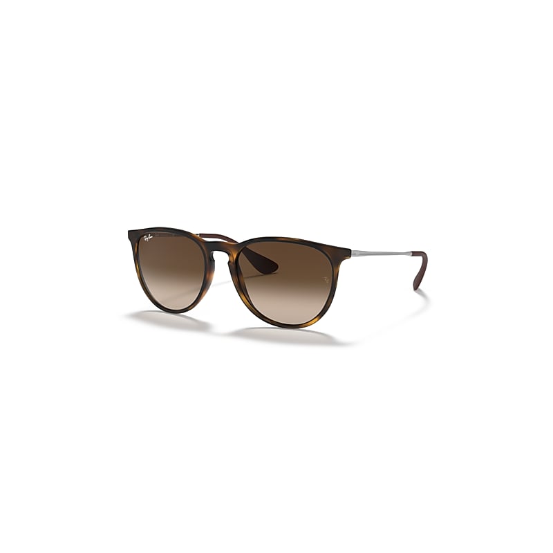 Ray-Ban Erika Classic RB 4171 Panto Sunglasses - Brown Tortoise - Grey Lenses - Image 17