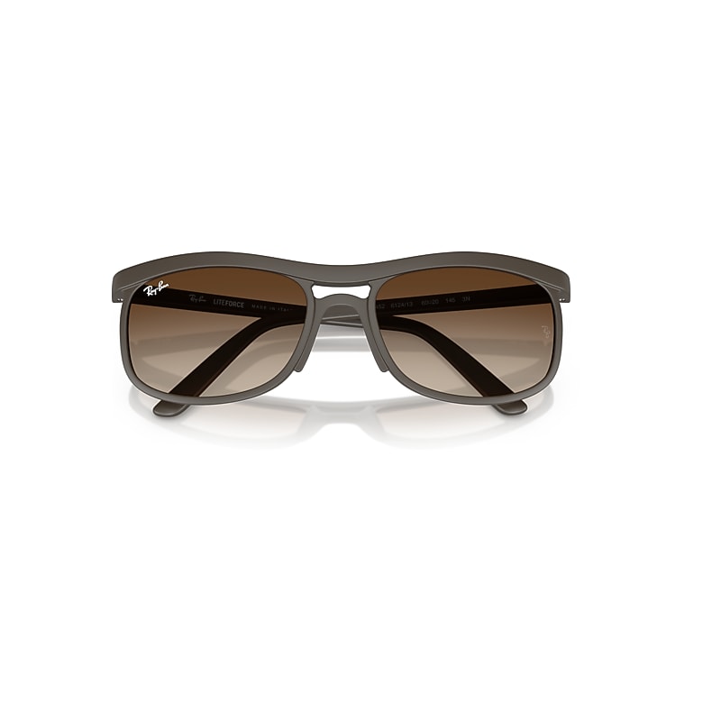 Ray-Ban Rb4452 Liteforce Sunglasses Sand Brown Frame Brown Lenses 59-20