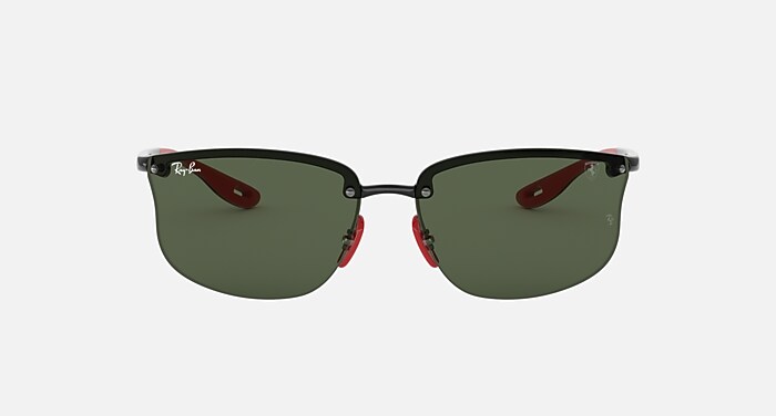 RB4322M SCUDERIA FERRARI COLLECTION Sunglasses in Black and Green