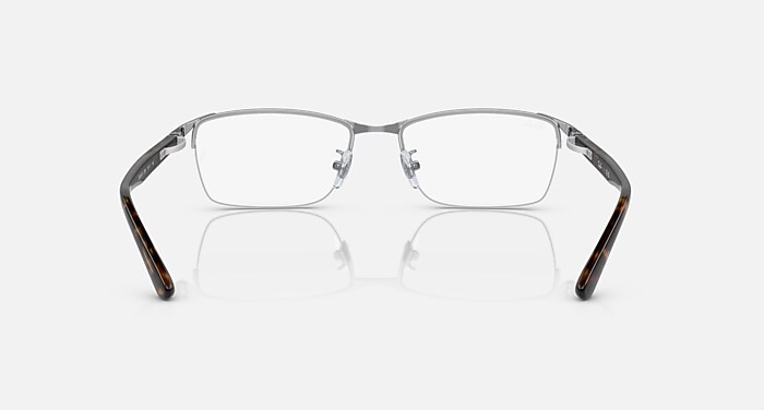 RB6501 OPTICS メガネ シルバー と クリア (55-17) - RB6501D