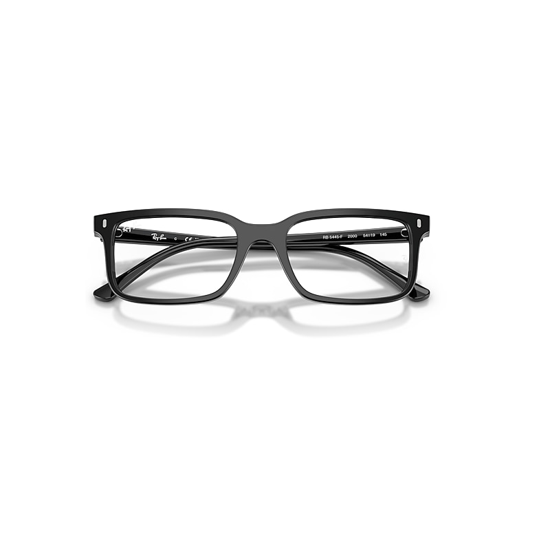 Ray-Ban Rb5445 Optics Optical Black Frame Clear Lenses Polarized 54-19