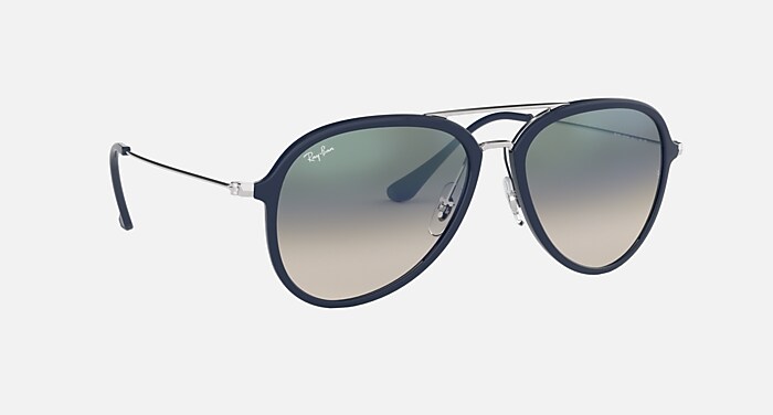 RB4298 Sunglasses in Blue and Green Gradient (57-17) - RB4298