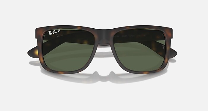 JUSTIN CLASSIC Polarized Sunglasses in Havana and Dark Green