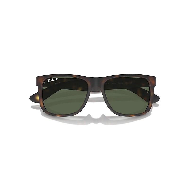 Ray-Ban RB4165 Justin Polarized 865/9A Men's Sunglasses Tortoiseshell Size 55