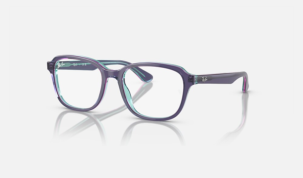 RB1627 OPTICS KIDS Eyeglasses with Top Blue & Violet & Light Blue