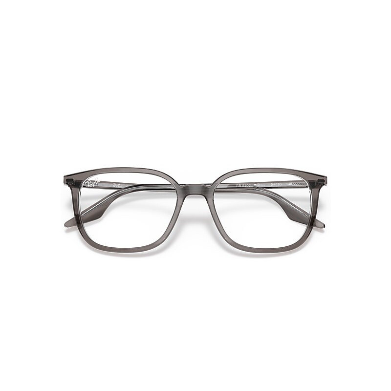 Ray-Ban Rb5362 Optics Eyeglasses Grey Frame Clear Lenses Polarized 54-18