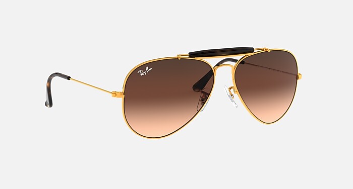 Ray-Ban RB3029 OUTDOORSMAN2 アウトドアーズマン2新品 OUTDOORSMAN II Sunglasses in Light Bronze and Pink/Brown Gradient