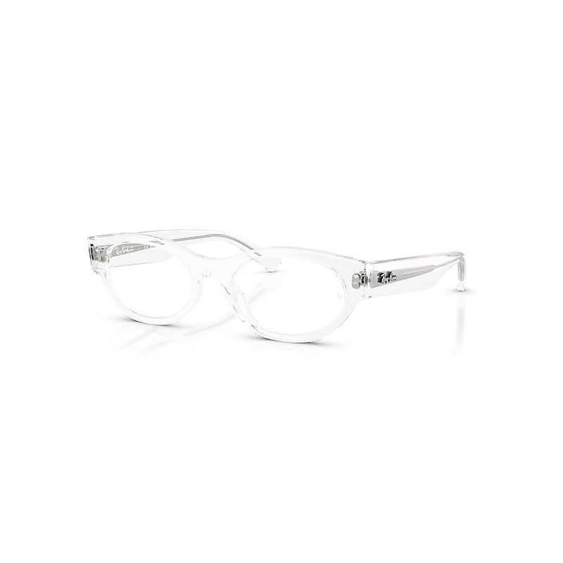 Ray-Ban Eyeglasses Unisex Rb5447 Optics - Transparent Frame Transparent Lenses Polarized 51-19