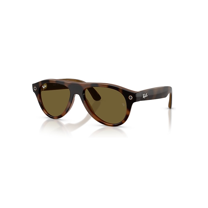 Ray-Ban (Gen 3) Meta Aviator - Monture Havana Verres Brun Ai Glasses, RW4016