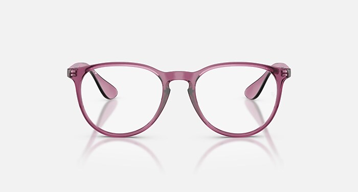 ERIKA OPTICS Eyeglasses with Transparent Violet Frame  display picture 3