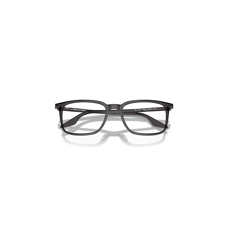 Ray-Ban Rb5421 Optics Optical Transparent Black Frame Clear Lenses Polarized 55-19