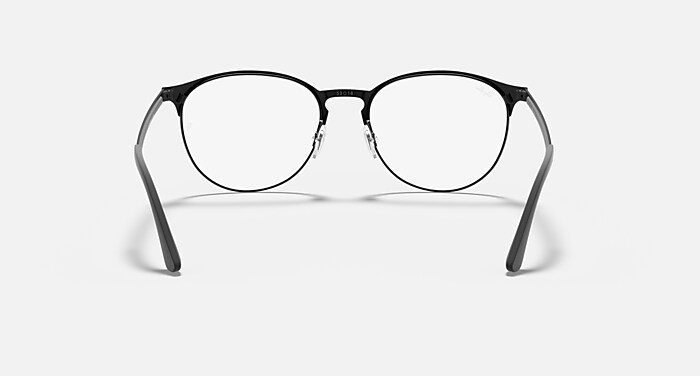 RB6375 OPTICS Polarized Eyeglasses with Black and Clear (51-18