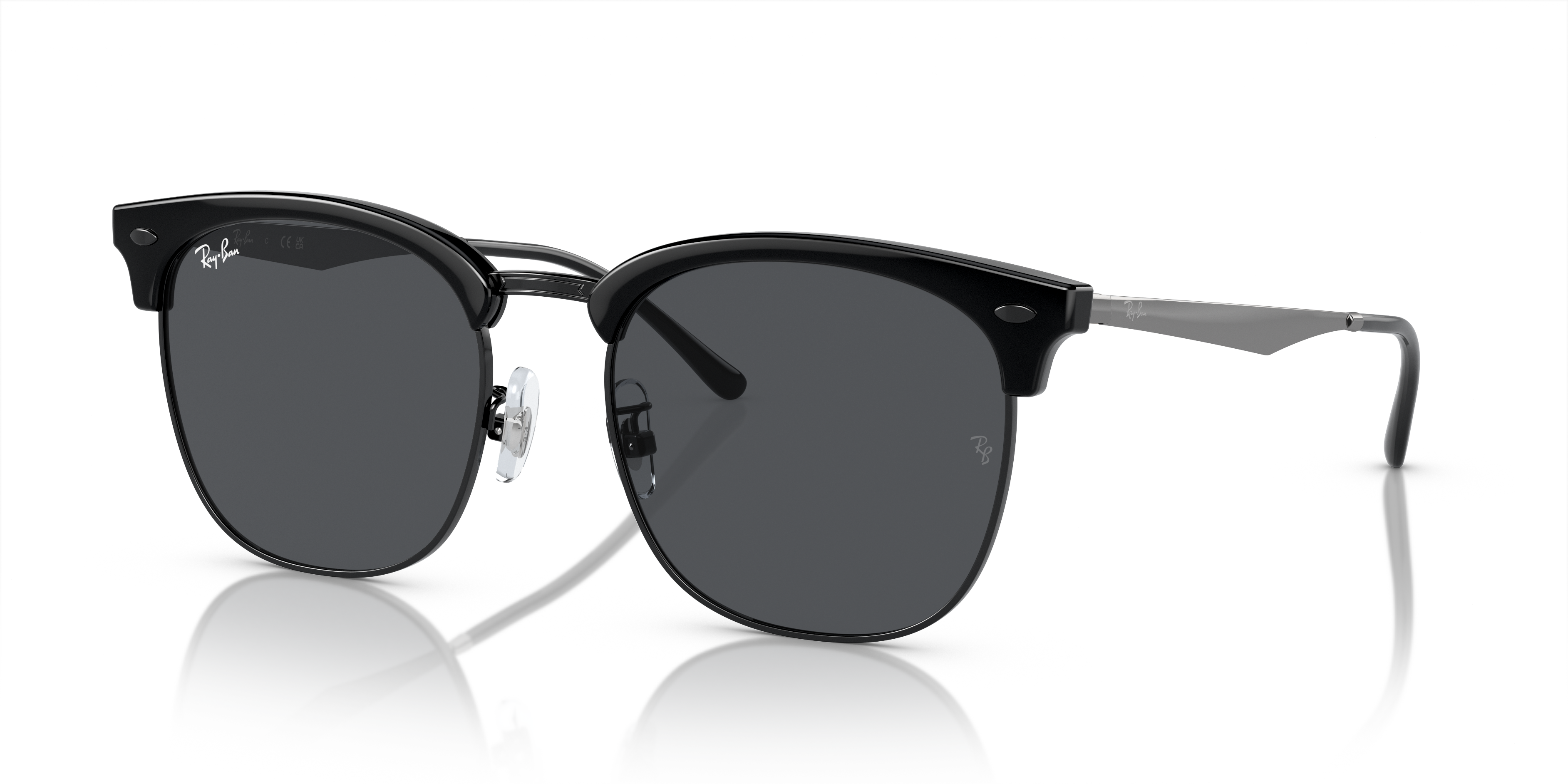 RB4418D Sunglasses in Black On Black and Dark Grey - RB4418D | Ray