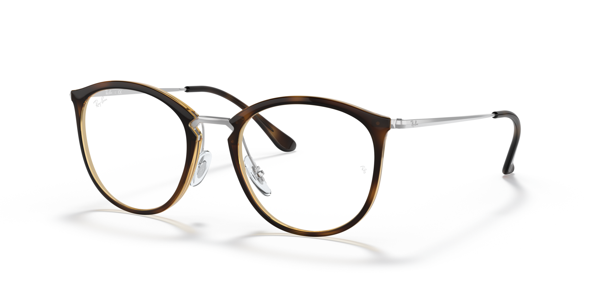 RB7140 OPTICS Eyeglasses with Havana and Clear (49-20) - RB7140