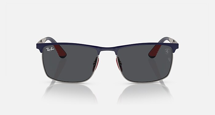 RB3726M SCUDERIA FERRARI COLLECTION Sunglasses in Blue On Gunmetal